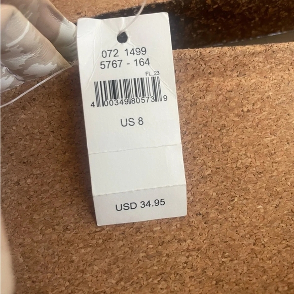 NWT! Aerie Cork Slide Sandals - Picture 2 of 9